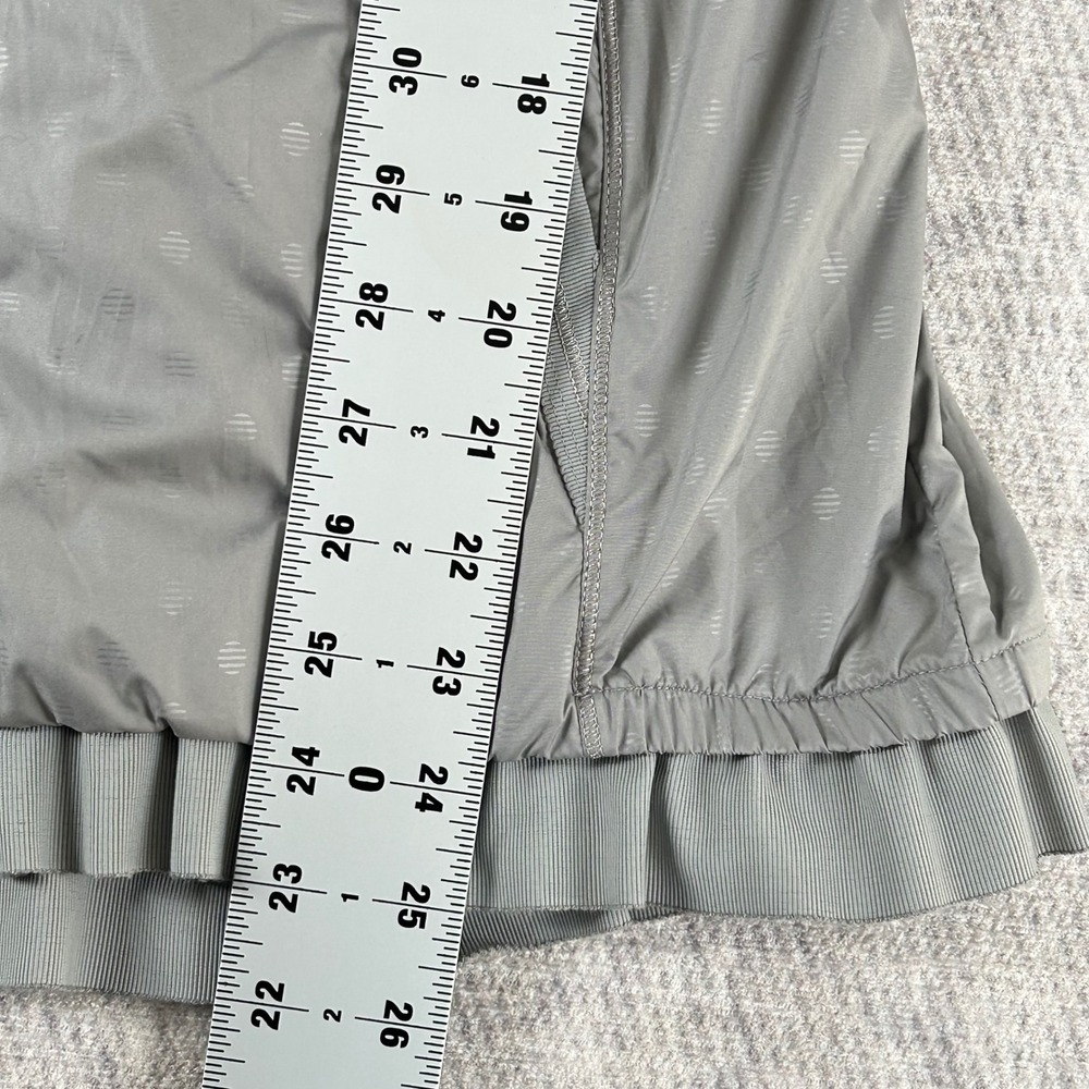 Lululemon Spring Fling Silver Polka Dot Lightweight Down Puffer Jacket Ruffle S - Picture 4 of 12